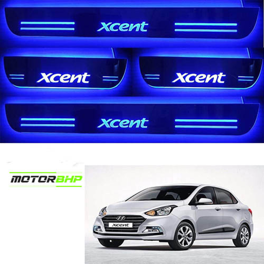 Buy Hyundai Xcent LED Door Foot Step Car Accessories Online
